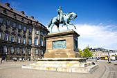 Equestrian statue of King Frederik VII (1808 1863), Copenhagen, Denmark